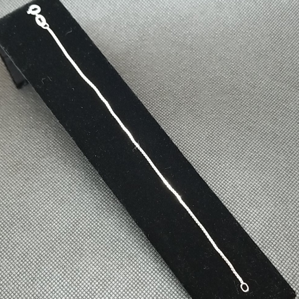 Italian sterling box link bracelet